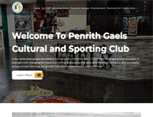 Tablet Screenshot of penrithgaels.com.au